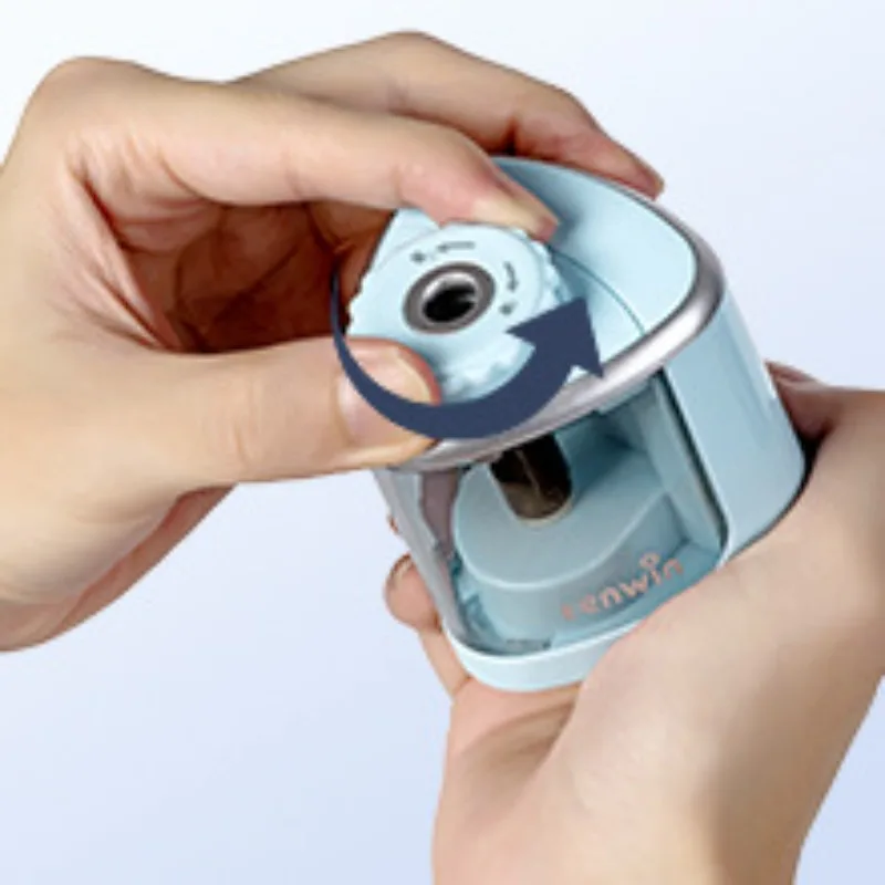 Electric Pencil Sharpener Usb - Sacapuntas eléctrico portátil, funciona con pilas,