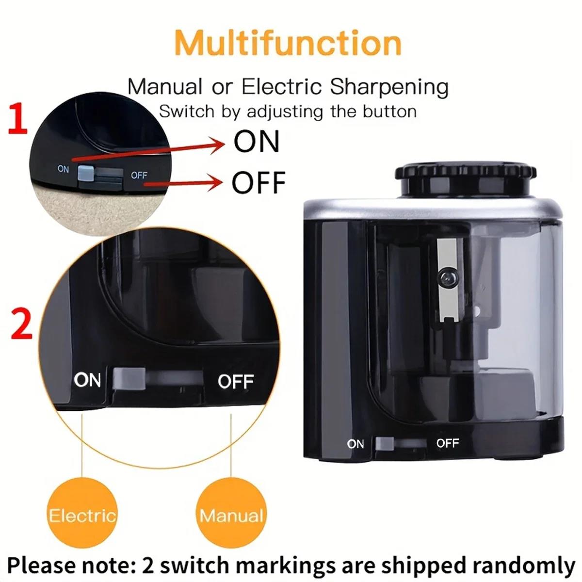 Sacapuntas eléctrico automátic - Electric Pencil Sharpener Usb reseña y precio