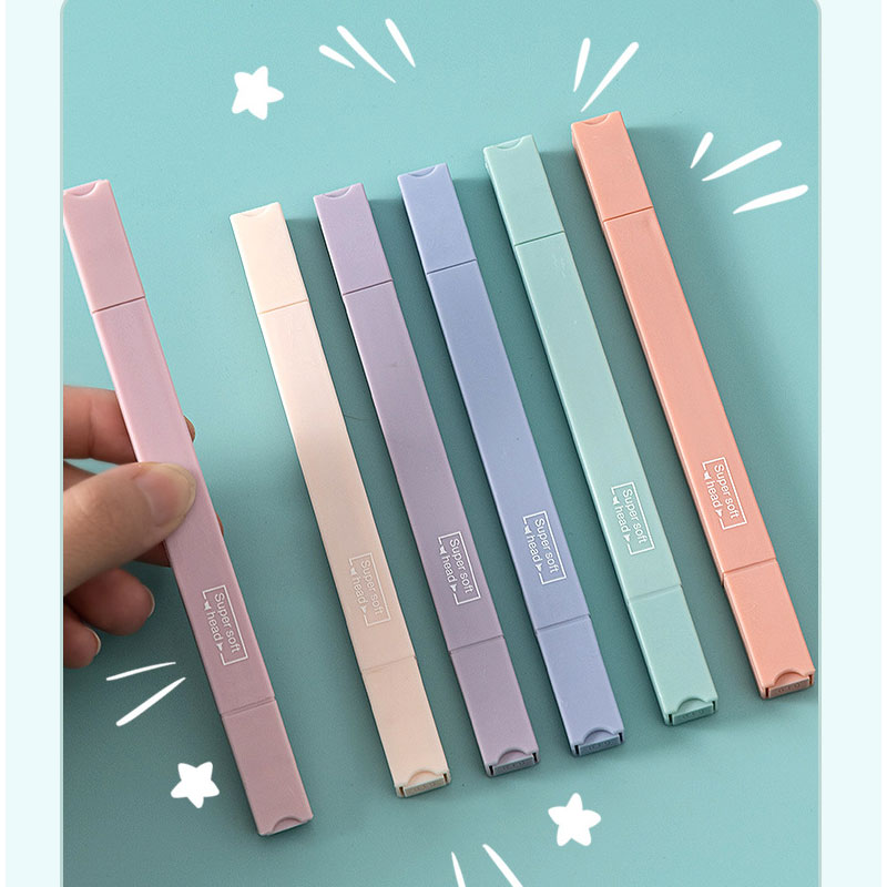 Juego de rotuladores resaltado - Pastel Highlighter Set Double Ended reseña y precio