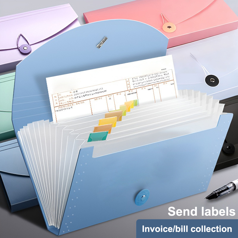 Carpeta de Archivos Expandible - Expandable Accordion File Folder 13 Pockets reseña y precio