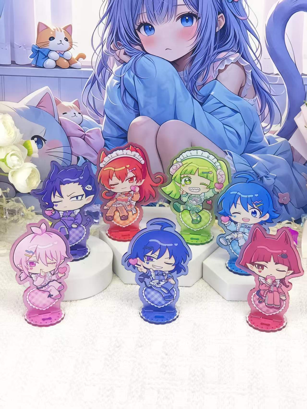 Set de soportes acrílicos con  - Desk Accessories reseña y precio